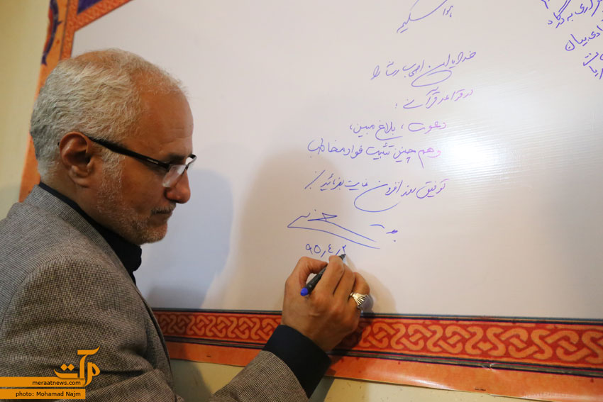 استاد حسن عباسی در نشست خبری با اصحاب رسانه سمنان
