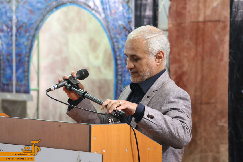 سخنرانی استاد حسن عباسی در مسجد الزهرا(س) سمنان - مراسم اربعین شهید عباس دانشگر