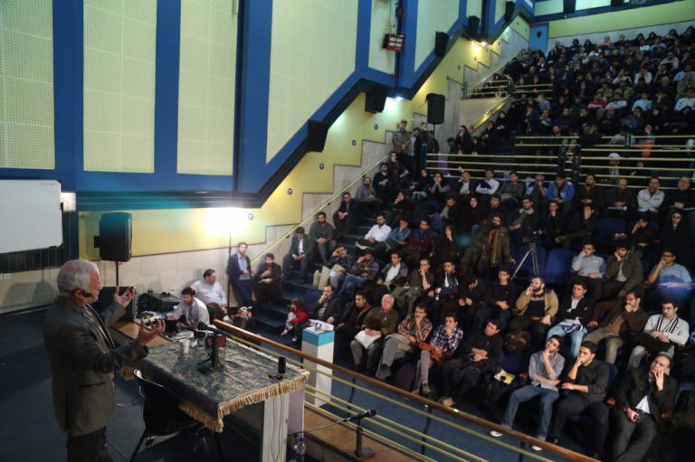 سخنرانی استاد حسن عباسی در سینما فلسطین - هفتمین جشنواره مردمی فیلم عمار