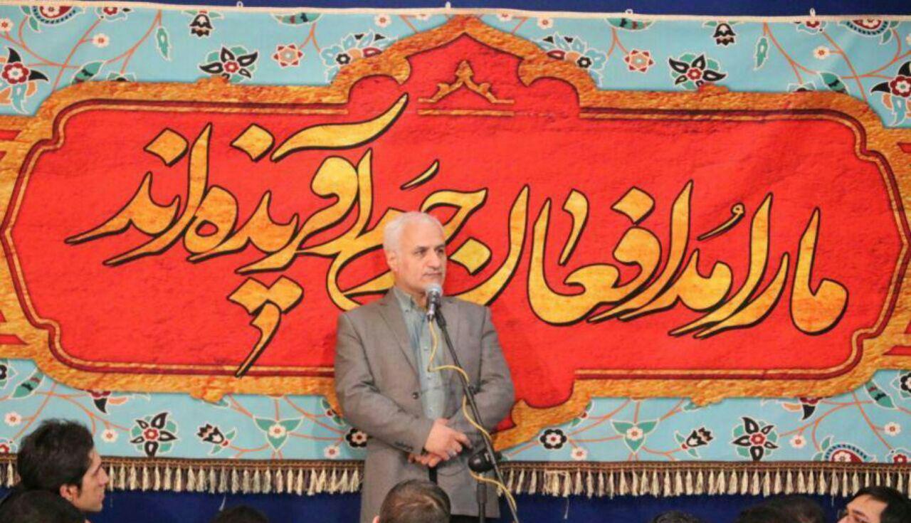 سخنرانی استاد حسن عباسی در دومین یادبود شهید مدافع حرم علی تمام زاده