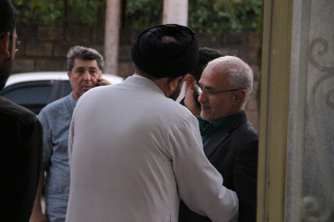 دیدار استاد حسن عباسی با امام جمعه لنگرود و سخنرانی در جلسه نخبگان فرهنگی